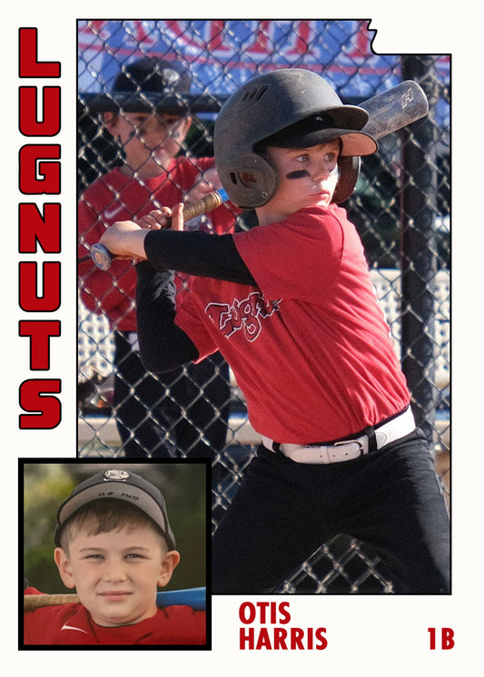 1984 Retro Custom Designed, Personalized Baseball Cards