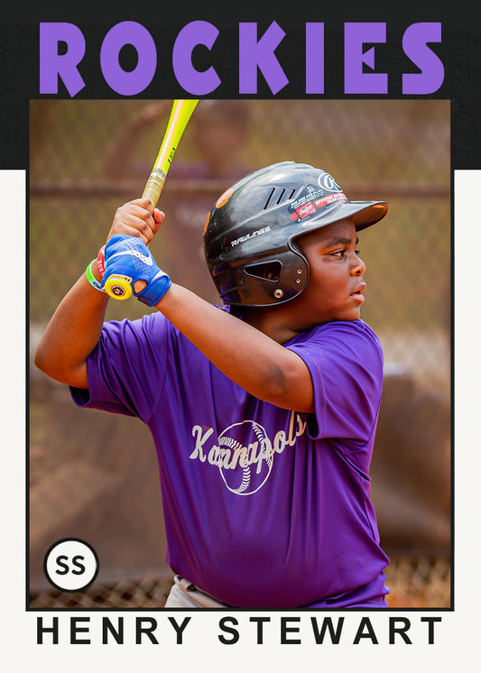 1986 Retro Custom Designed, Personalized Baseball Cards